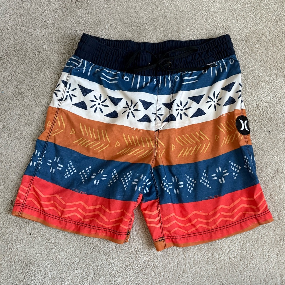 Hurley Multicolor Patterned Swim Shorts
